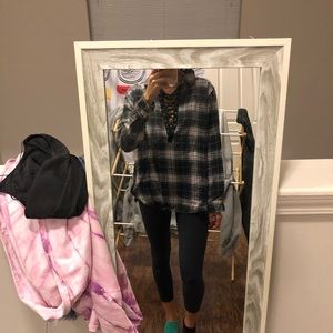 Flannel lace up
